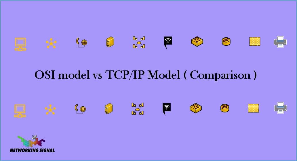 OSI model vs TCPIP Model Comparison