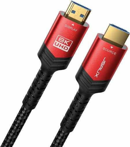 jsaux fiber optic 8k hdmi cable optimized